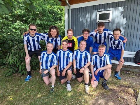 The department's football team 