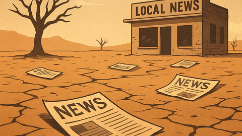 Nachrichtenwüste im Lokaljournalismus