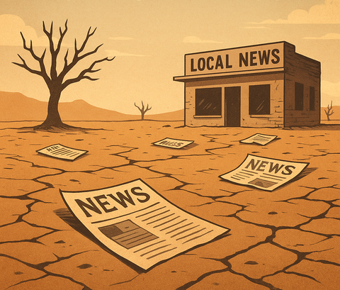 Nachrichtenwüste im Lokaljournalismus
