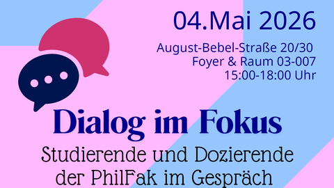 Dialog im Fokus Werbebanner