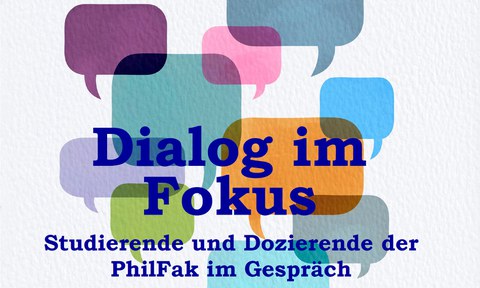 Slogan "Dialog im Fokus"