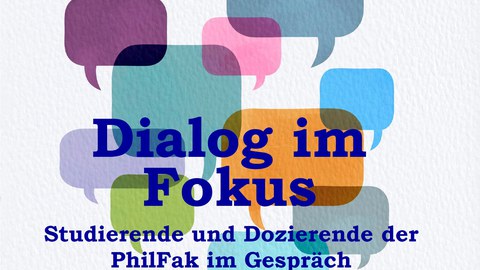 Slogan "Dialog im Fokus"