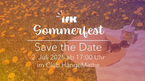 SavetheDate für da sIfK-Sommerfest