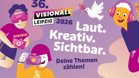 Plakat Visionale Leipzig 2026