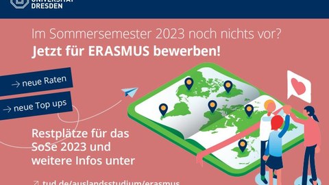 Poster Erasmus Restplätze 2023