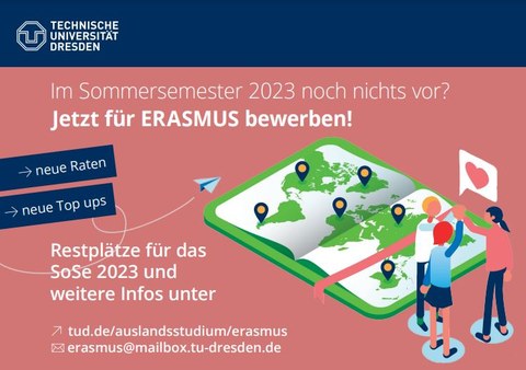 Poster Erasmus Restplätze 2023