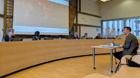 Straßbourg Dissertationsverteidigung