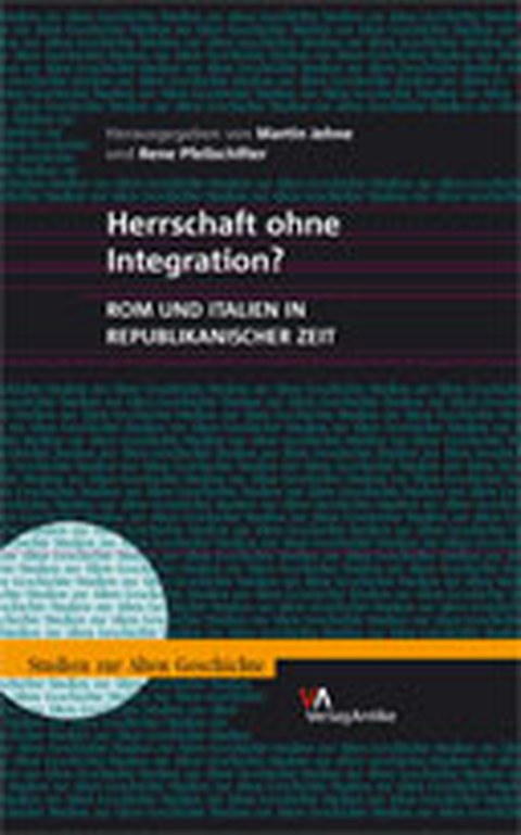 Buchcover zum Sammelband "Herrschaft ohne Integration?", Berlin 2006.