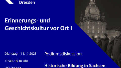 Foto zeigt Ausschnit des Flyers "Erinnerungs- und Geschichtskultur vor Ort I"