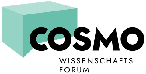 Das Bild zeigt das Logo des COSMO Wissenschaftsforums.