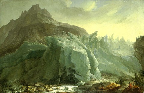 Caspar Wolf: Unterer Grindelwaldgletscher (1774)