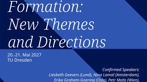 Das Poster der Tagung "Premodern State Formation: New Themes and Directions"