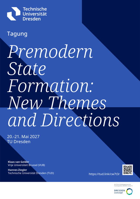 Das Poster der Tagung "Premodern State Formation: New Themes and Directions"