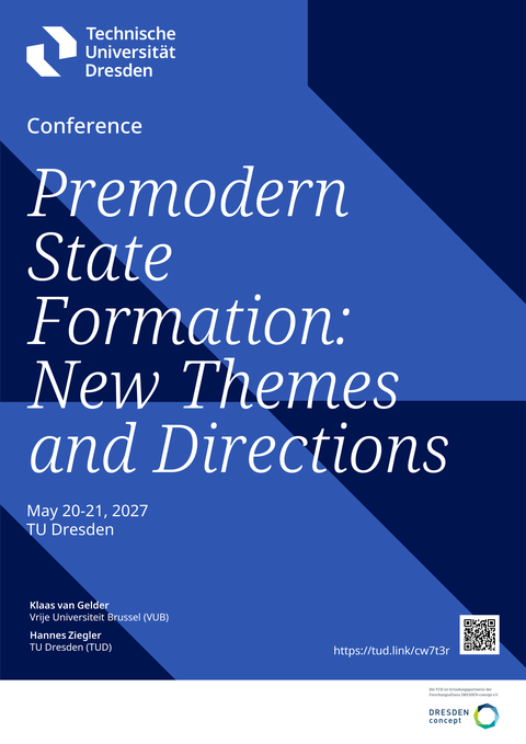 Das Poster der Tagung "Premodern State Formation: New Themes and Directions"