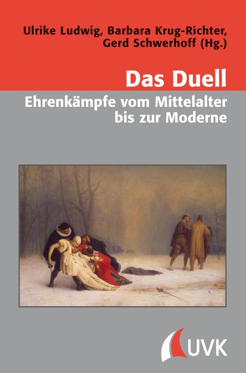 Zu sehen ist das Cover des Buches, auf dem ein Gemälde abgebildet ist, das ein beendetes Duell zeigt.