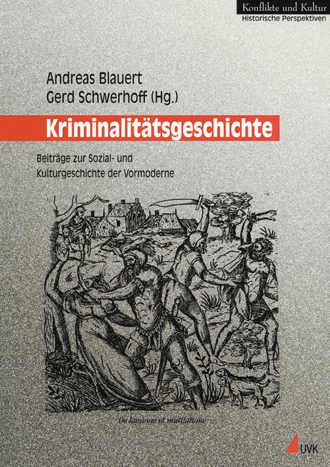 Auf dem Cover ist eine zeitgenössische Darstellung von Gewalttaten zu sehen.