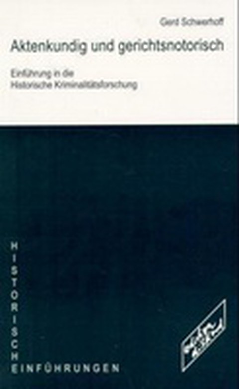 Cover Aktenkundig und gerichtsnotorisch