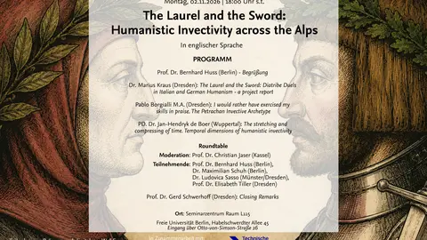 Flyer des Workshops The Laurel and the Sword