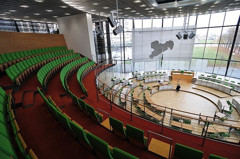 Sächsischer Landtag Plenarsaal