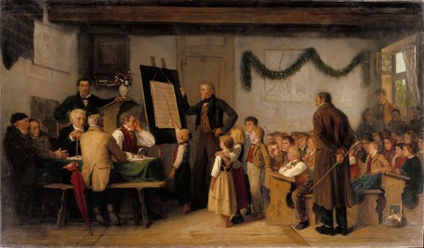 Albert Anker, Das Schulexamen (1862)