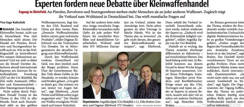 Experten fordern neue Debatte über Kleinwaffenhandel