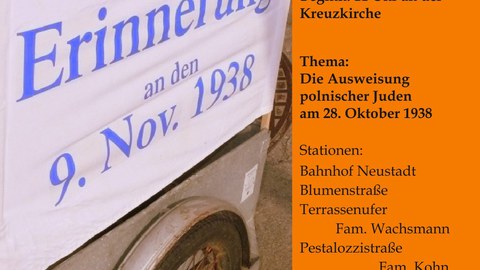 Plakat Weg der Erinnerung