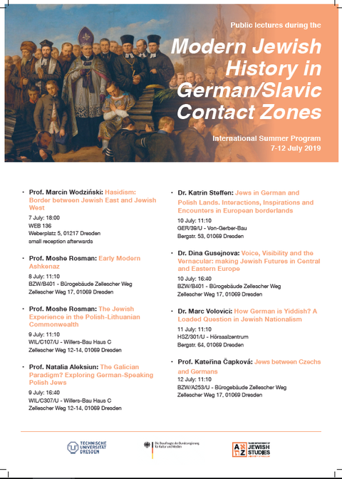 Public lectures Modern Jewish History