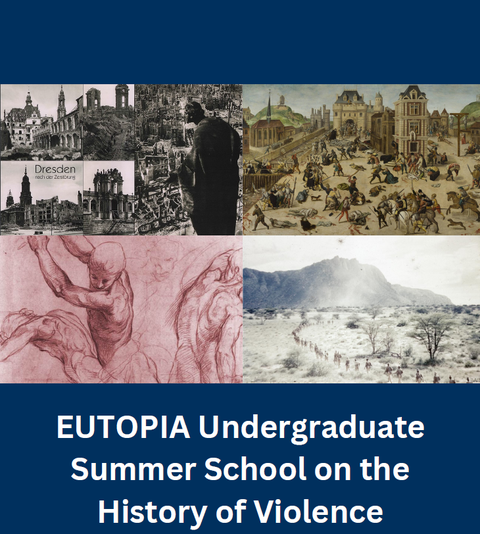 Deckblatt Eutopia Summer School mit verschiedenen Bildern