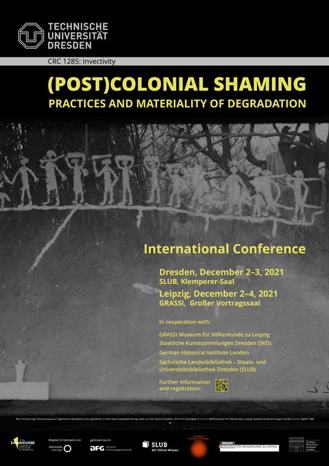 Plakat der Konferenz Postcolonial Shaming