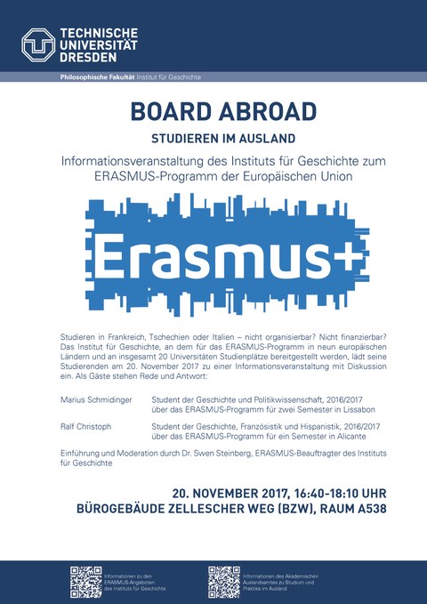 Poster Erasmus Infoveranstaltung 2017