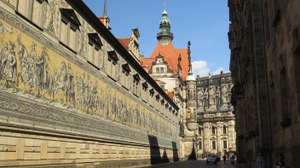 Am Fürstenzug in Dresden