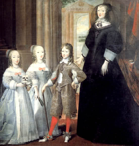 Herzogin Maria Christina von Savoyen als Regentin