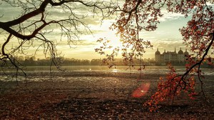 Schloss Moritzburg mit Landschaft