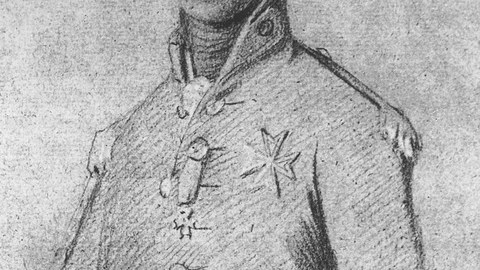 Der junge Camillo Marcolini in Uniform