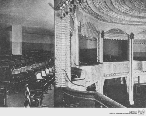 Blick auf den Rang der Union Theater Lichtspiele