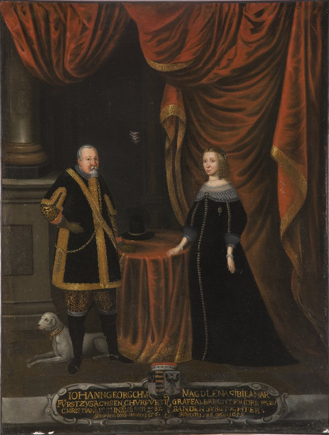 Kurfürst Johann Georg I. von Sachsen und Magdalena Sibylle von Preußen