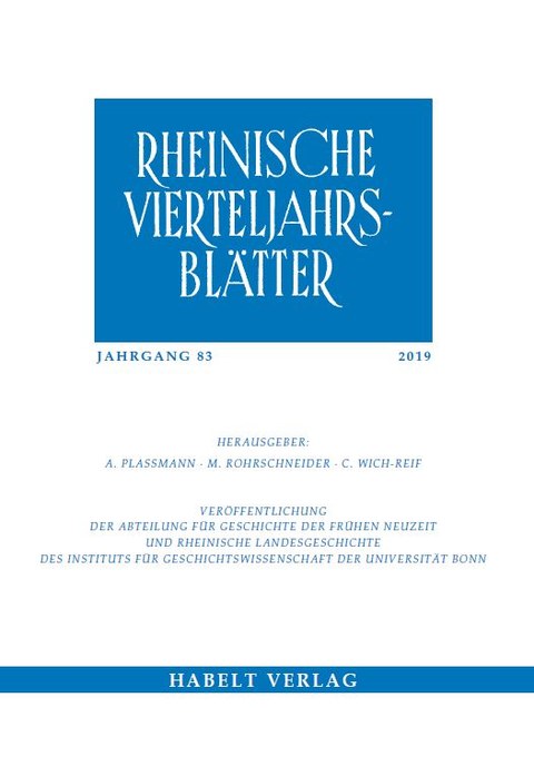 Rheinische Vierteljahresblätter