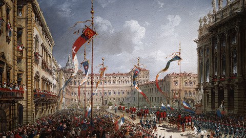 Einzug Vittorio Emanueles II. in Turin
