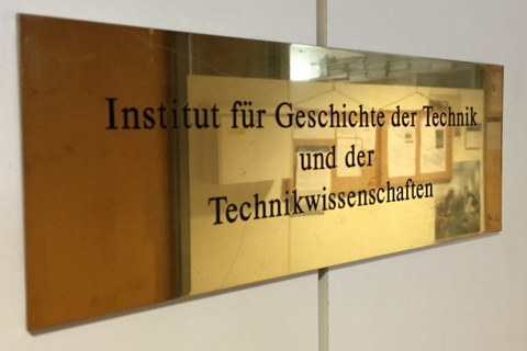 Tafel Institut für Geschichte der Technik und Technikwissenschaften