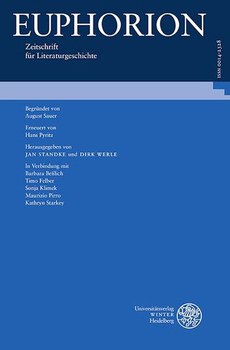 Euphorion Literaturgeschichte