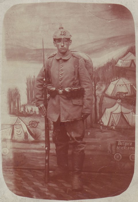 Portrait 1. Weltkrieg Johannes Kruschke