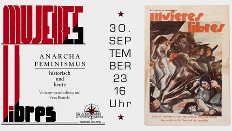 Titel der Zeitschrift Mujeres Libes (1936 –1939) 