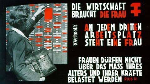 Die Wirtschaft braucht die Frau, um 1962