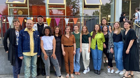 Gruppenfoto beim Sommerfest
