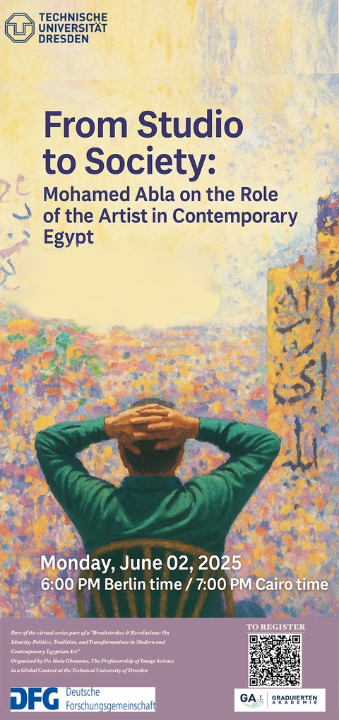 Mohammad Abla: From Studio to Society: Mohamed Abla on the Role of the Artist in Contemporary Egypt, 02.06.2025, 18:00 Uhr