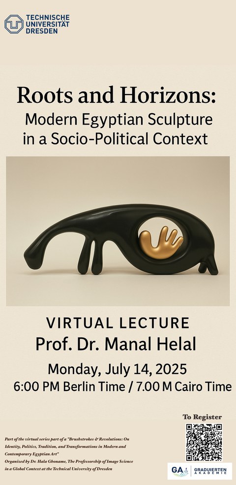 Prof. Dr. Manal Helal: Roots and Horizons: Modern Egyptian Sculpture in a Socio-Political Context, 14.07.2025, 18:00 Uhr