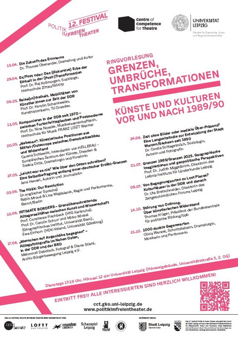 Ringvorlesung in Leipzig Details