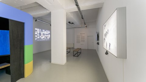 View inside the exhibition Dangerous Border