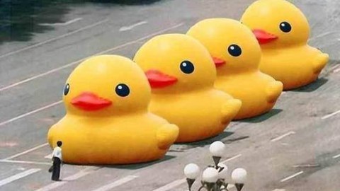 Rubber Duck Tank Man Meme