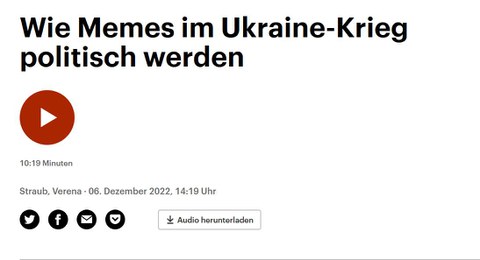 Ankündigung Radiointerview Verena Straub im Deutschlandfunk